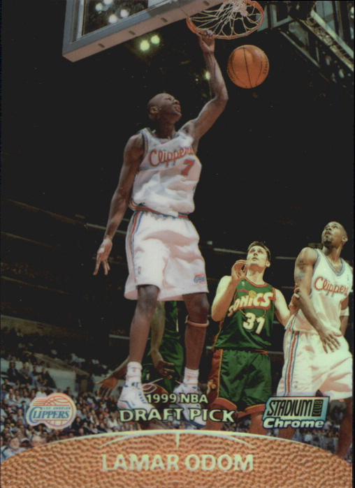 1999-00 Stadium Club Chrome Previews Refractors #SCC18 Lamar Odom