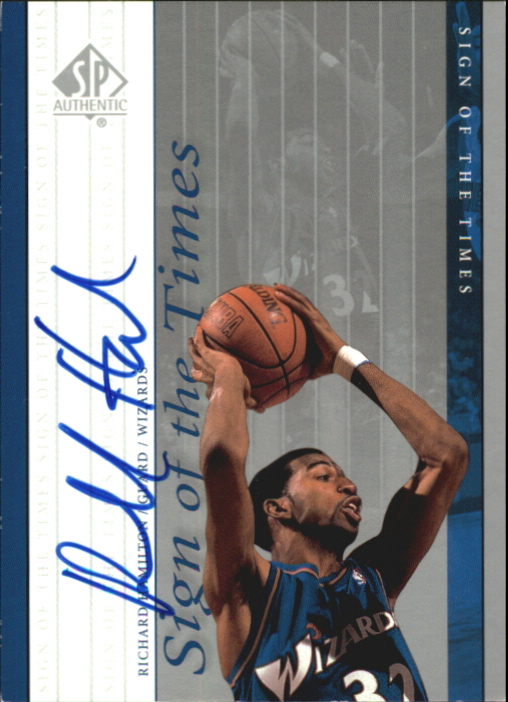 1999-00 SP Authentic Sign of the Times #RH Richard Hamilton