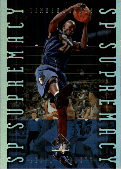 1999-00 SP Authentic Supremacy #S4 Kevin Garnett