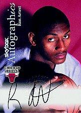 1999-00 SkyBox Premium Autographics #4 Ron Artest