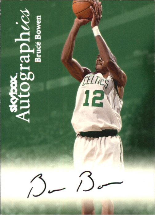 1999-00 SkyBox Premium Autographics #13 Bruce Bowen