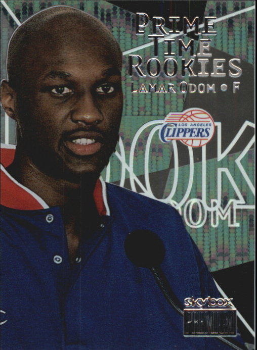 1999-00 SkyBox Premium Prime Time Rookies #PT4 Lamar Odom