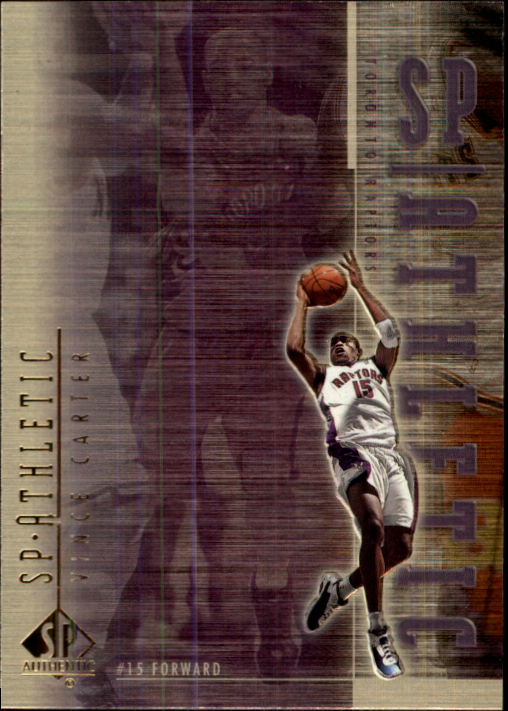1999-00 SP Authentic Athletic #A4 Vince Carter