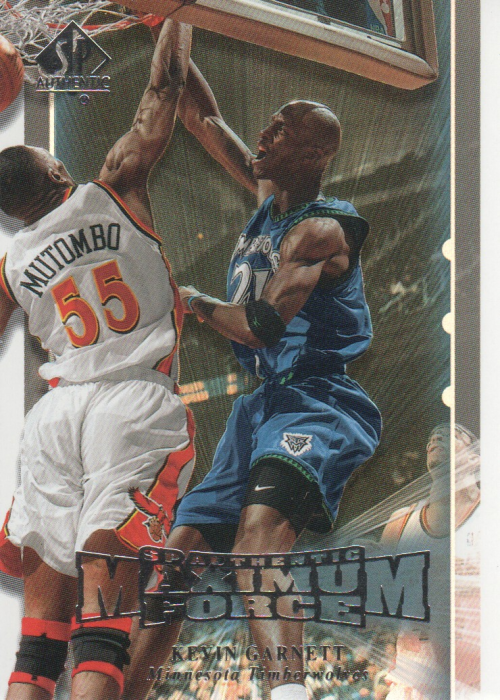 1999-00 SP Authentic Maximum Force #M7 Kevin Garnett