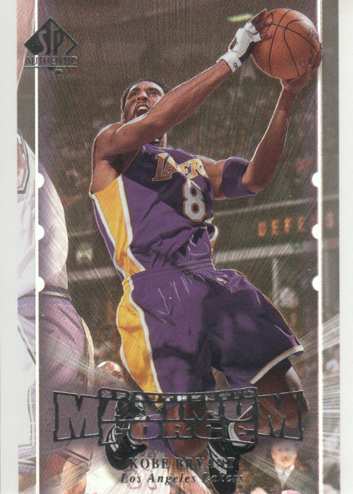1999-00 SP Authentic Maximum Force #M8 Kobe Bryant