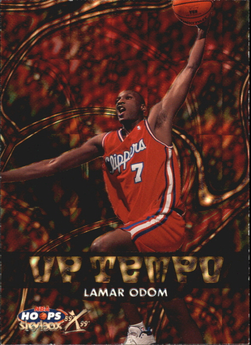 1999-00 Hoops Decade Up Tempo Parallel #UT15 Lamar Odom