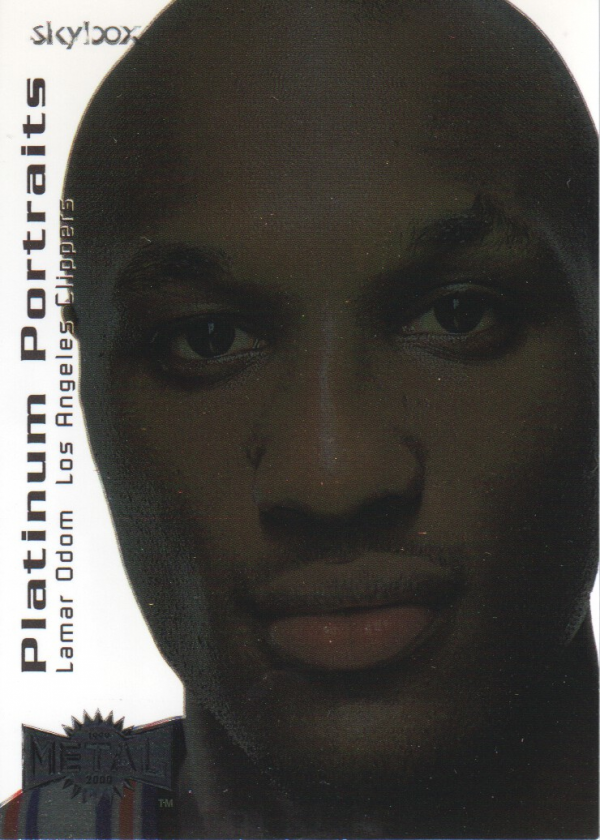 1999-00 Metal Platinum Portraits #PP2 Lamar Odom