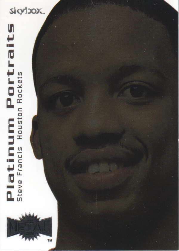 1999-00 Metal Platinum Portraits #PP3 Steve Francis