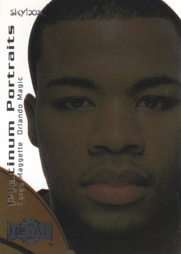 1999-00 Metal Platinum Portraits #PP7 Corey Maggette