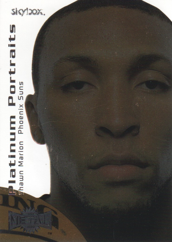 1999-00 Metal Platinum Portraits #PP9 Shawn Marion