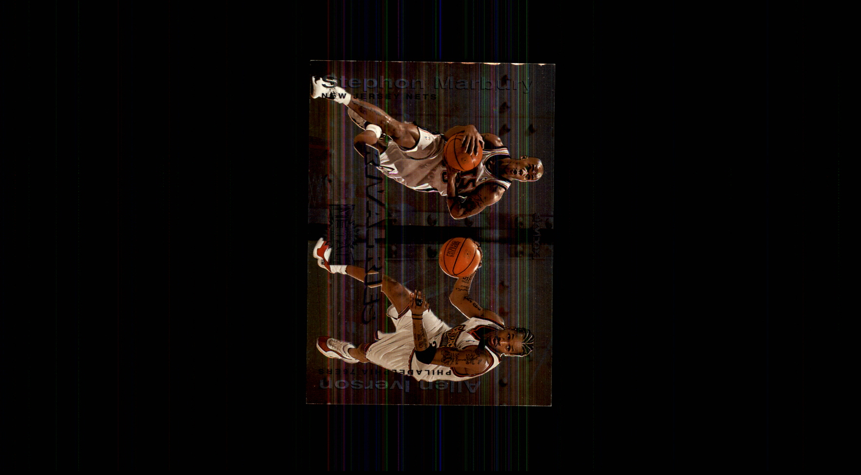 1999-00 Metal Rivalries #R1 Allen Iverson/Stephon Marbury