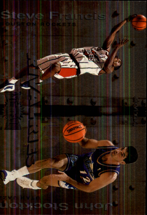 1999-00 Metal Rivalries #R14 Steve Francis/John Stockton