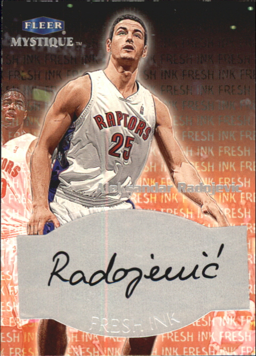 1999-00 Fleer Mystique Fresh Ink #35 Aleksandar Radojevic