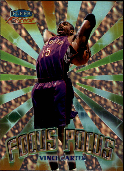 1999-00 Fleer Focus Focus Pocus #FP1 Vince Carter