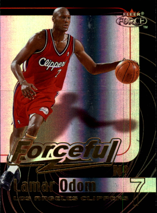 1999-00 Fleer Force Forceful Forcefield #F2 Lamar Odom