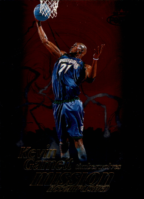 1999-00 Fleer Force Mission Accomplished #MA9 Kevin Garnett