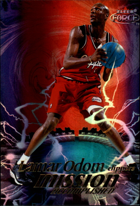 1999-00 Fleer Force Mission Accomplished Forcefield #MA2 Lamar Odom