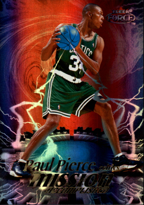 1999-00 Fleer Force Mission Accomplished Forcefield #MA11 Paul Pierce