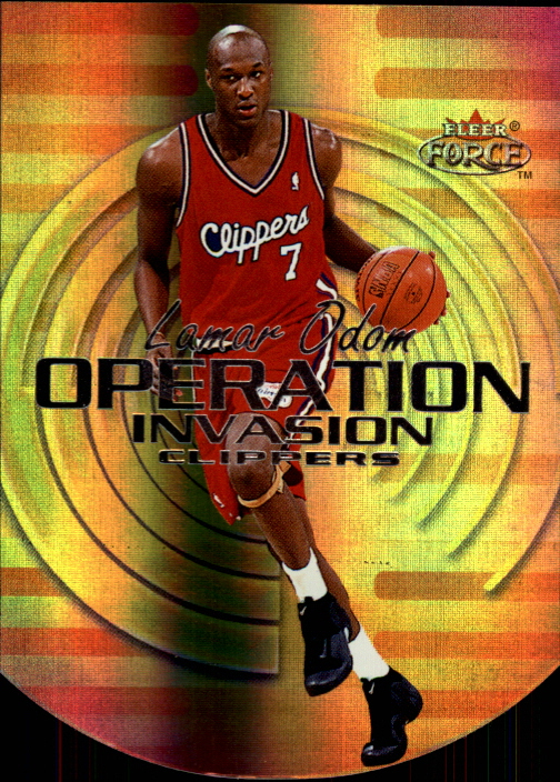 1999-00 Fleer Force Operation Invasion Forcefield #OI2 Lamar Odom