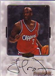 1999-00 Flair Showcase Fresh Ink #21 Lamar Odom