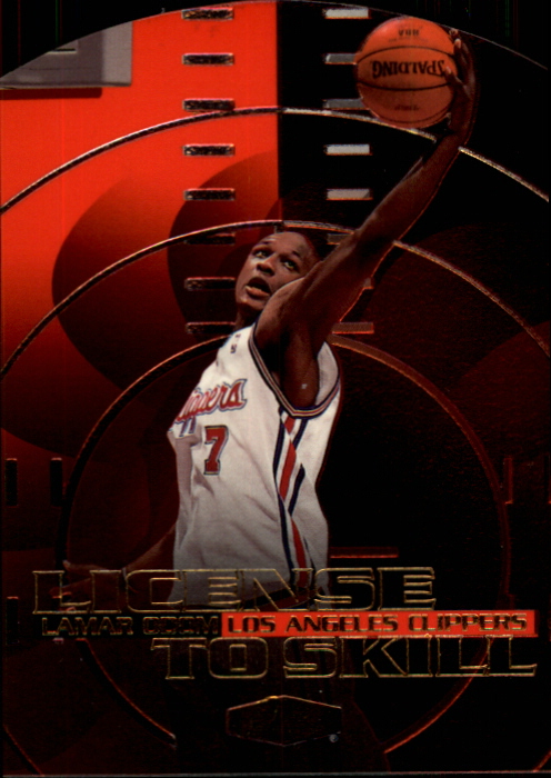 1999-00 Flair Showcase License to Skill #LS10 Lamar Odom