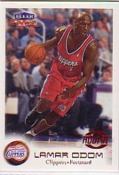 1999-00 Fleer Focus #119A Lamar Odom SP