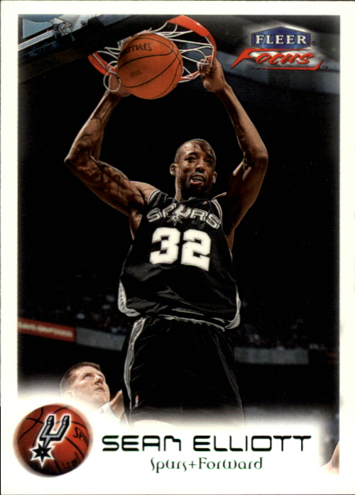 1999-00 Fleer Focus Masterpiece Mania #7 Sean Elliott