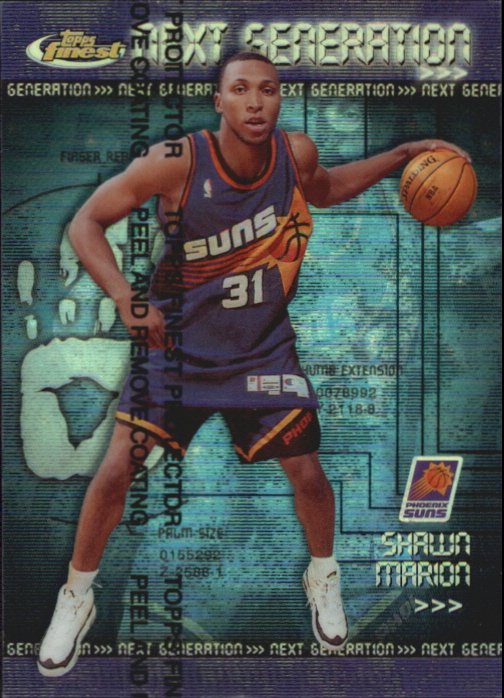 1999-00 Finest Next Generation Refractors #NG13 Shawn Marion
