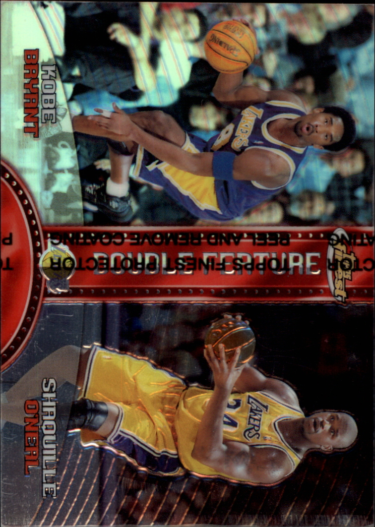 1999-00 Finest Double Feature Left Refractors #DF14 Kobe Bryant/Shaquille O'Neal