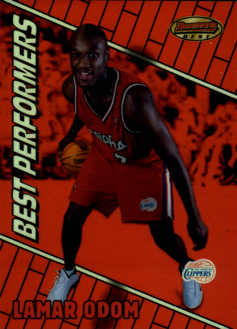 1999-00 Bowman's Best Refractors #98 Lamar Odom BP