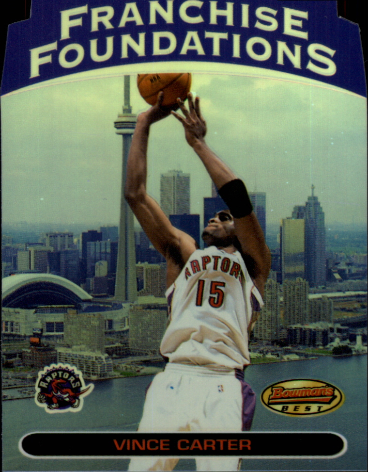 1999-00 Bowman's Best Franchise Foundations #FF8 Vince Carter