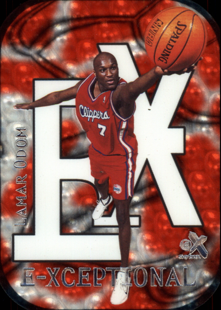 1999-00 E-X E-Xceptional Red #XC15 Lamar Odom