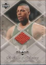 1999-00 Black Diamond A Piece of History #PP Paul Pierce H/R