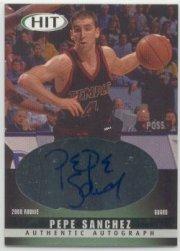 2000 SAGE HIT Autographs Emerald #14 Pepe Sanchez