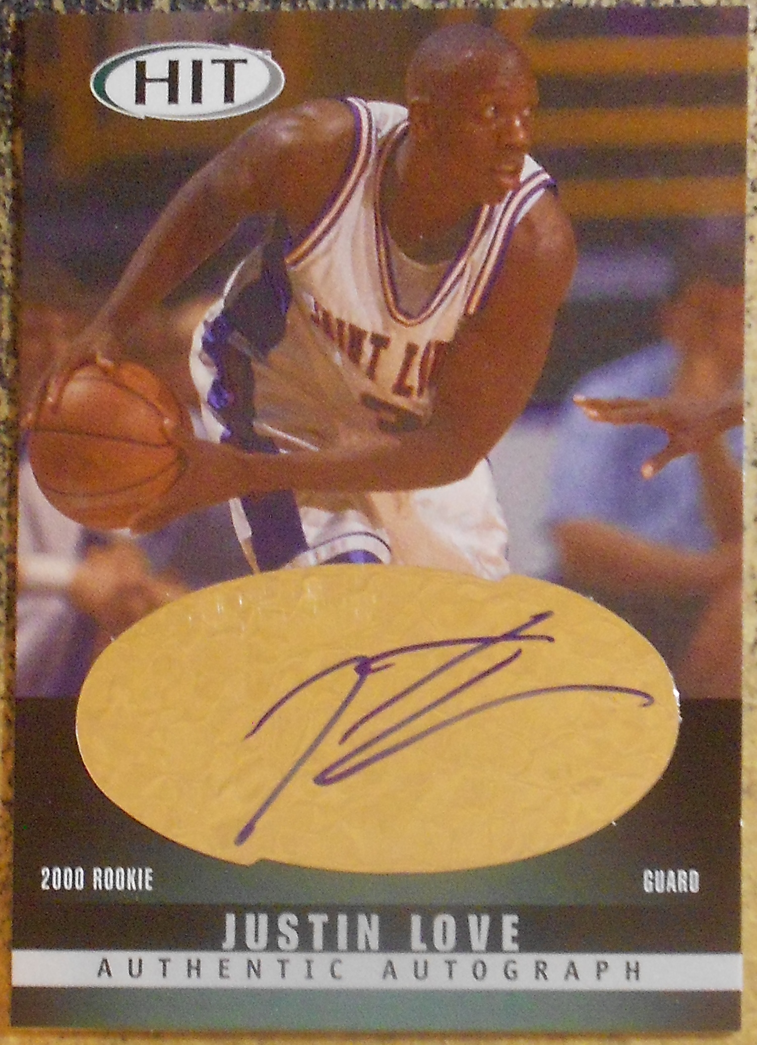 2000 SAGE HIT Autographs Emerald #43 Justin Love