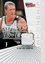 2000-01 Ultimate Victory Championship Fabrics #CF5 Larry Bird