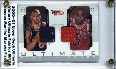 2000-01 Ultimate Victory Ultimate Fabrics #UFC4 Kenyon Martin/Marcus Fizer