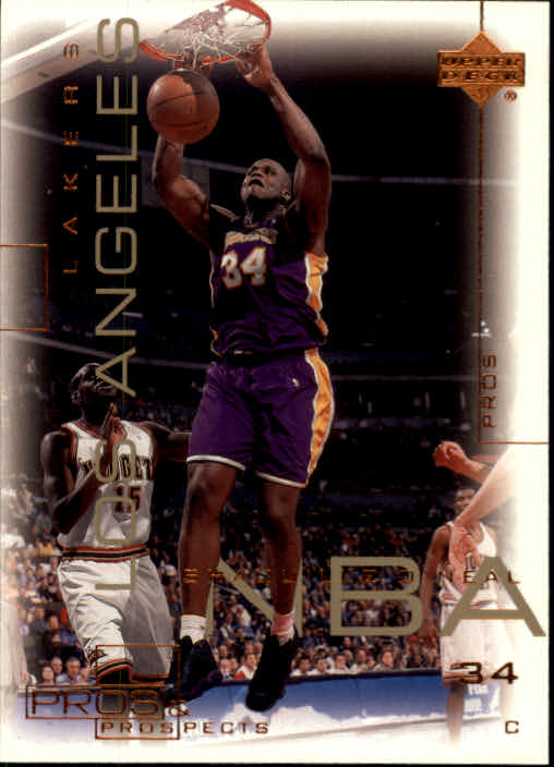 2000-01 Upper Deck Pros and Prospects #38 Shaquille O'Neal