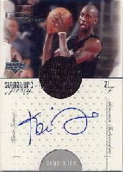 2000-01 Upper Deck Pros and Prospects Signature Jerseys #KG Kevin Garnett