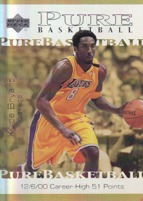 2000-01 Upper Deck Pure Basketball #PB4 Kobe Bryant