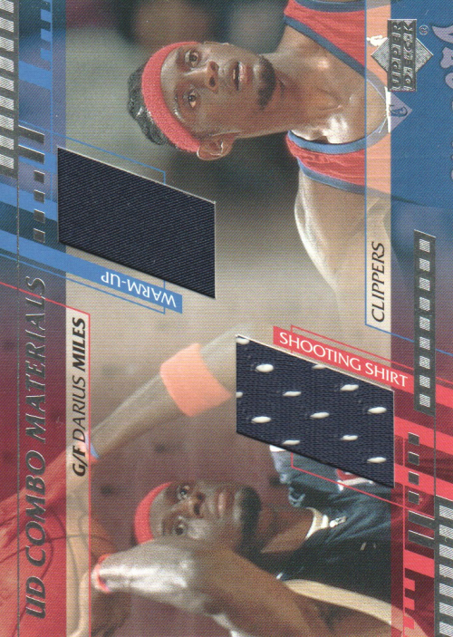 2000-01 Upper Deck Combo Materials #DMCM Darius Miles