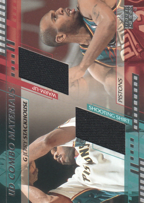 2000-01 Upper Deck Combo Materials #JSCM Jerry Stackhouse