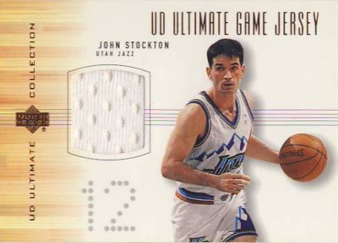 2000-01 Ultimate Collection Game Jerseys Bronze #JSJ John Stockton