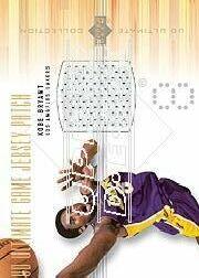 2000-01 Ultimate Collection Game Jerseys Patches #KBP Kobe Bryant/8