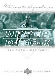 2000-01 Ultimate Collection Signatures Silver #GPSI Gary Payton