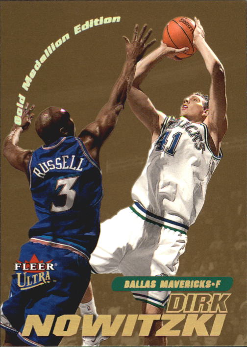 2000-01 Ultra Gold Medallion #38 Dirk Nowitzki