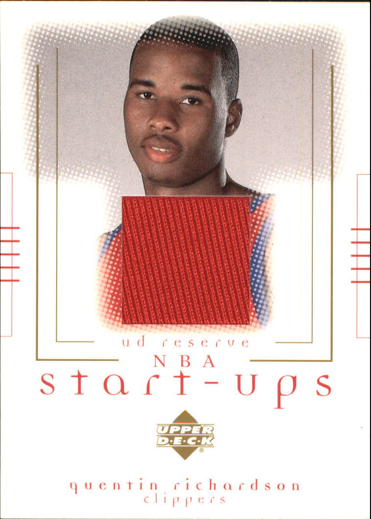 2000-01 UD Reserve NBA Start-Ups #QR Quentin Richardson