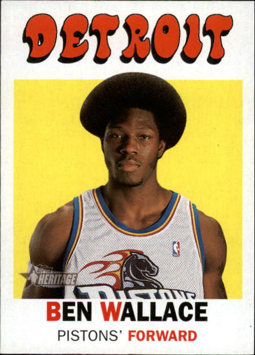 2000-01 Topps Heritage #204 Ben Wallace