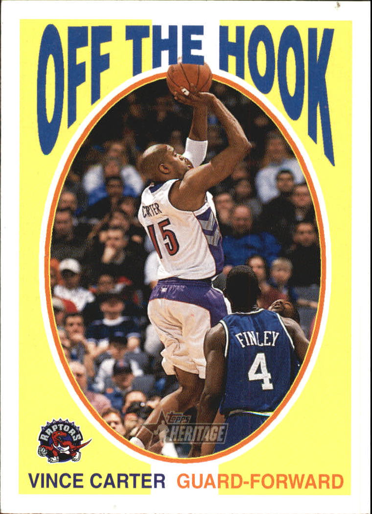 2000-01 Topps Heritage Off the Hook #OH2 Vince Carter