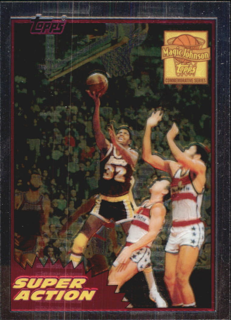 2000-01 Topps Chrome Magic Johnson Reprints #4 Magic Johnson